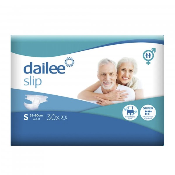 Подгузники для взрослых DAILEE Super Small , 30 шт. (55-80 см), купить ...